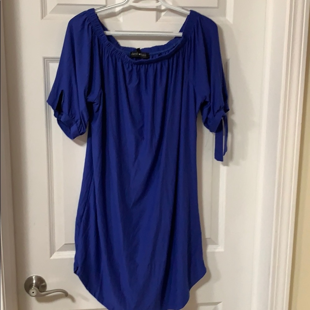 Blue dress